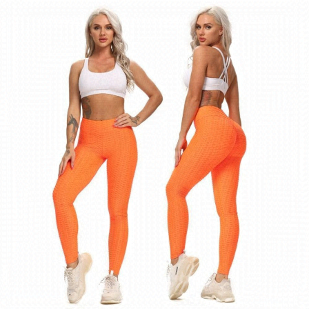 ⭐️FAMOUS TikTok High Waisted Ruched Butt Lift Texture Leggings⭐️